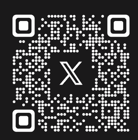 X（旧Twitter）のQRコード